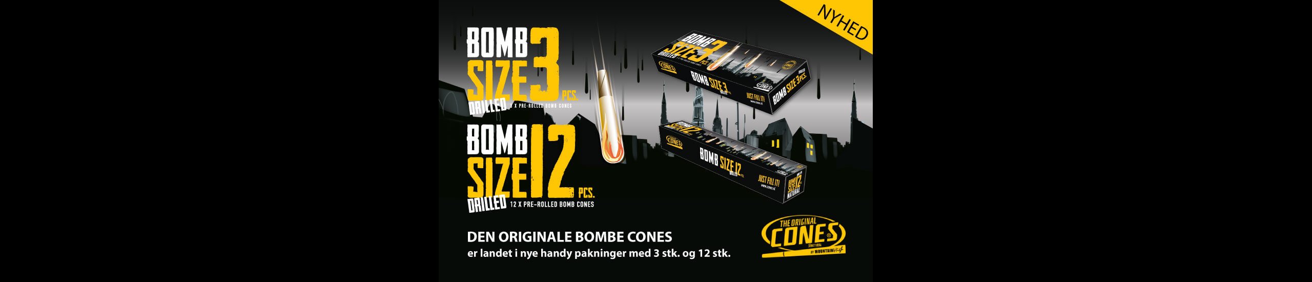 Drop cones-bomben!