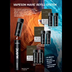 Vapeson MAVIC refill pod - BROWN BLEND, 2 stk.
