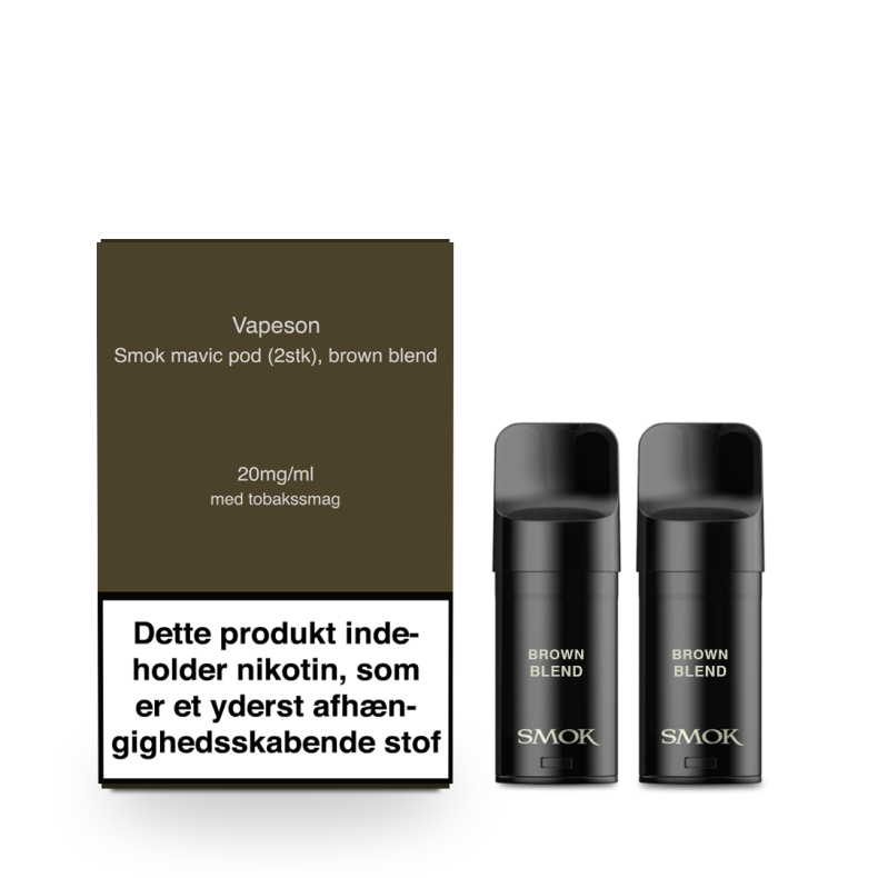 Vapeson MAVIC refill pod - BROWN BLEND, 2 stk.