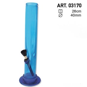Acrylic Bong Bl� H26cm �40mm