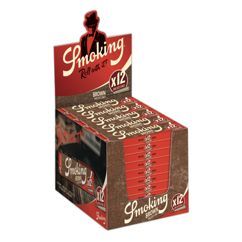 Smoking Cones Brown King Size - 12x