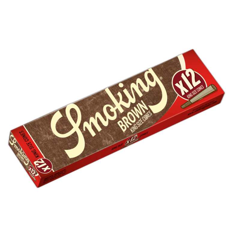 Smoking Cones Brown King Size - 12x