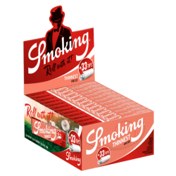 Smoking KS Red Thinnest + Filtre