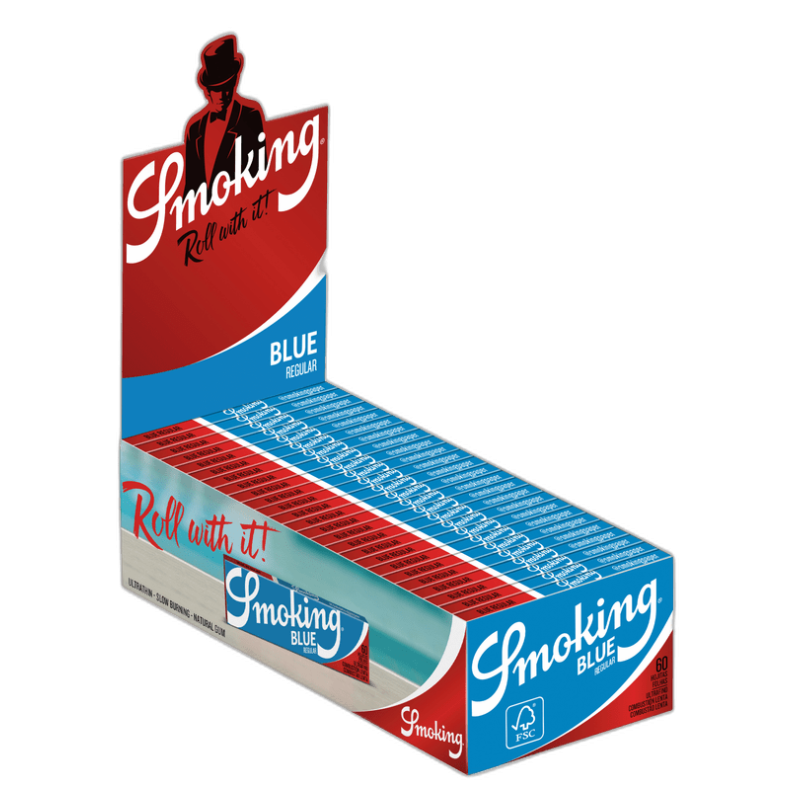 Smoking Regular Blue 60 stk - 25 booklets per kolli