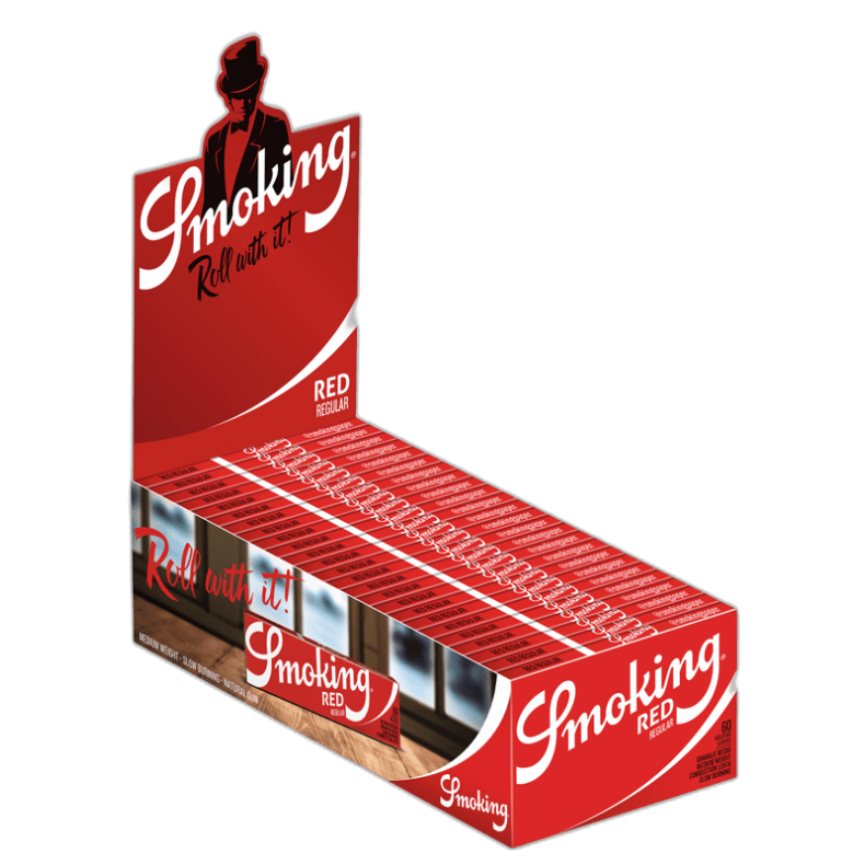 Smoking Regular Red 60 stk - 25 booklets per kolli