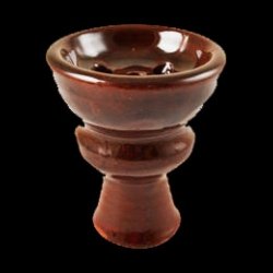 Lerhoved, glaseret ensfarvet