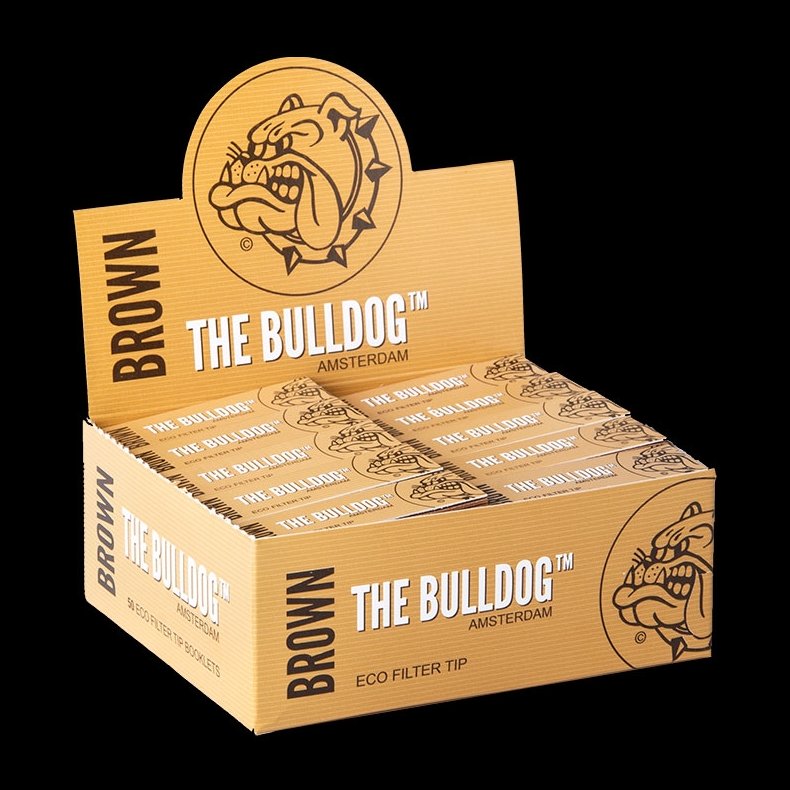 Bulldog - Filter Tips Brown