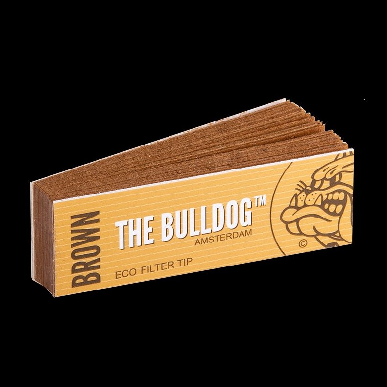 Bulldog - Filter Tips Brown