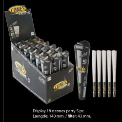 Cones Party Size 5 pack - Blackline