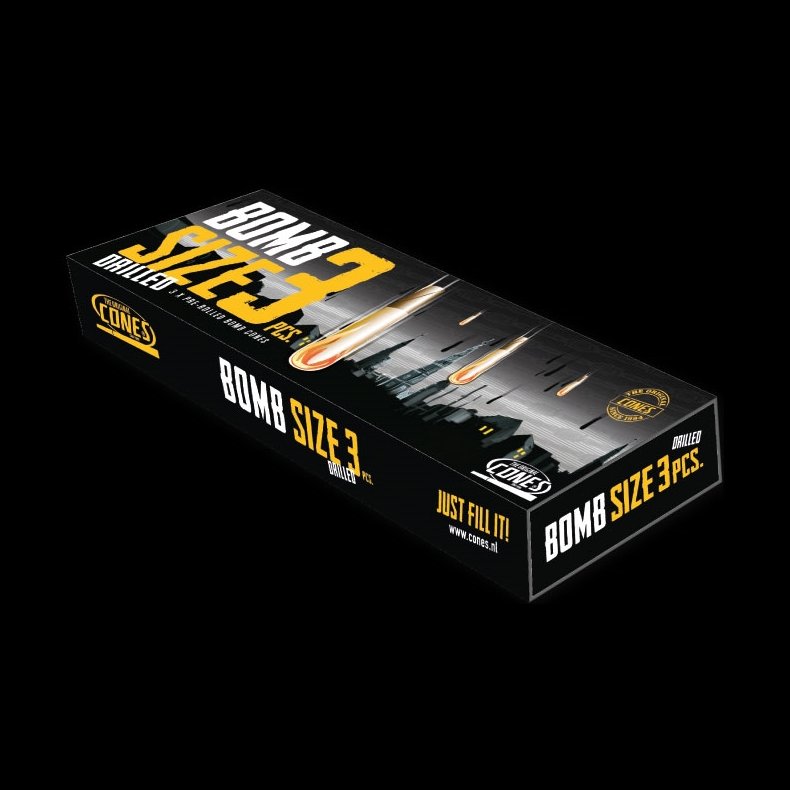 Cones Bomb Size 3 stk. Original
