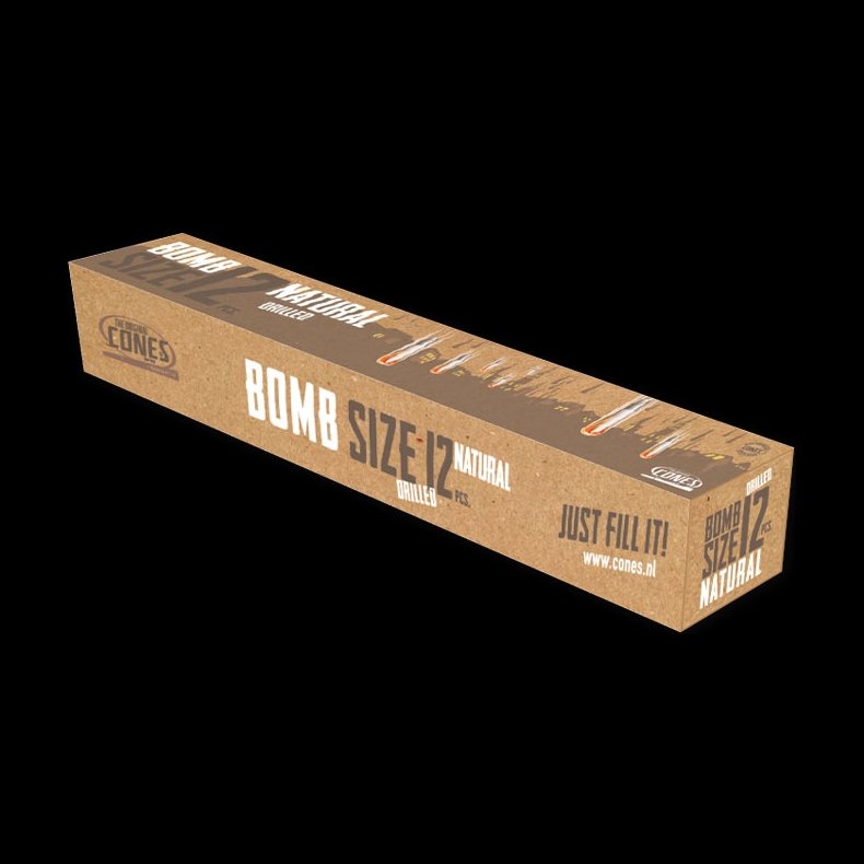 Cones Bomb Size 12 stk. Natural