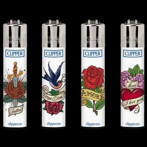 CLIPPER Tattoo Red Roses