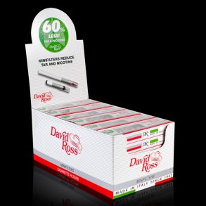 David Ross Mini Nicotin-Filtre, 10 stk
