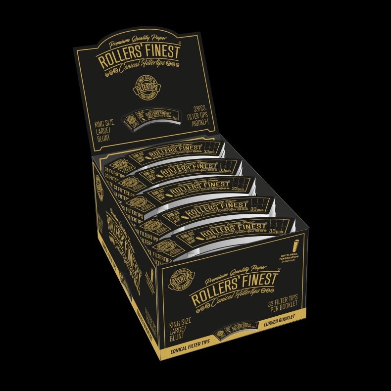 Rollers' Finest Filtertips-KS Large Blunt, booklet