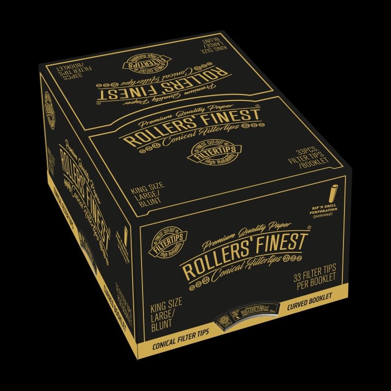 Rollers' Finest Filtertips-KS Large Blunt, booklet