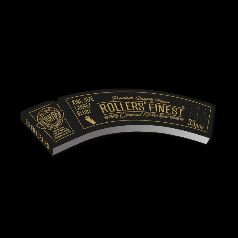 Rollers' Finest Filtertips-KS Large Blunt, booklet