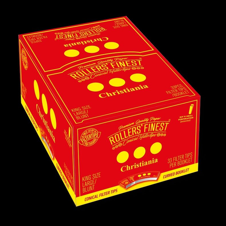 Rollers' Finest Filtertips KS Large Christiania 