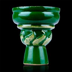 Lerhoved, glaseret ensfarvet