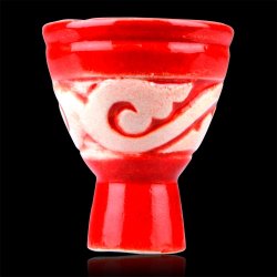 Lerhoved, glaseret ensfarvet