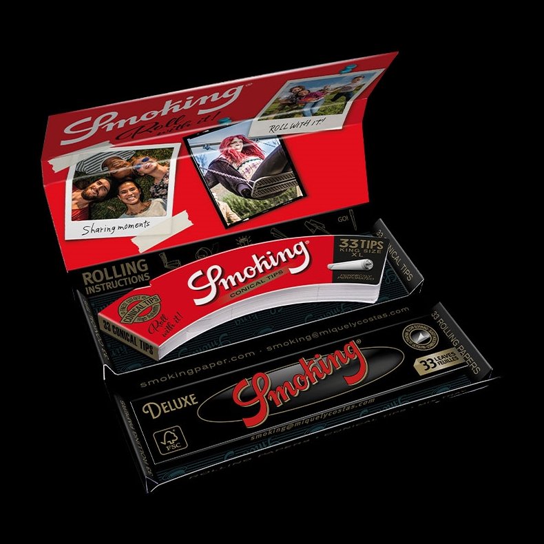 Smoking KS Deluxe Lux Pack + conical tips