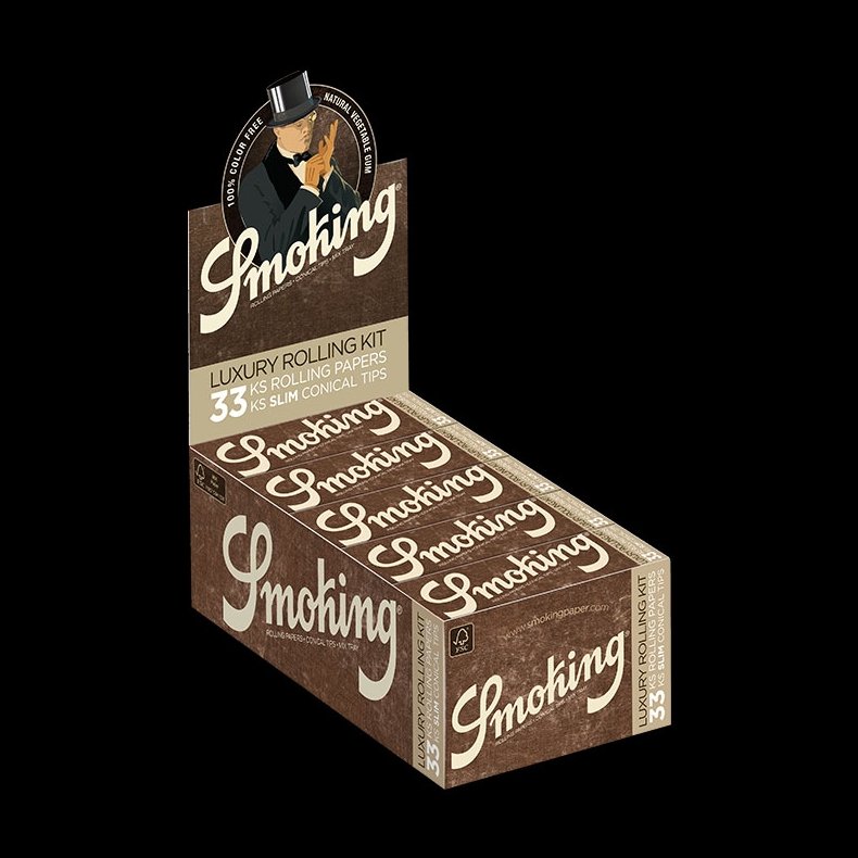 Smoking KS Brown Lux Pack + conical tips