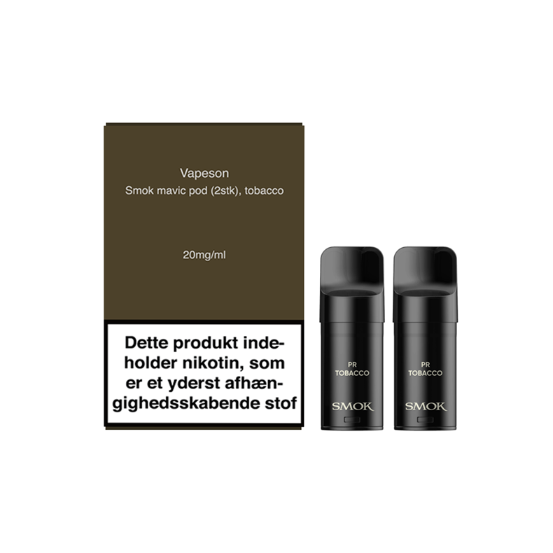 Vapeson MAVIC refill pod - PR Tobacco 2 stk.